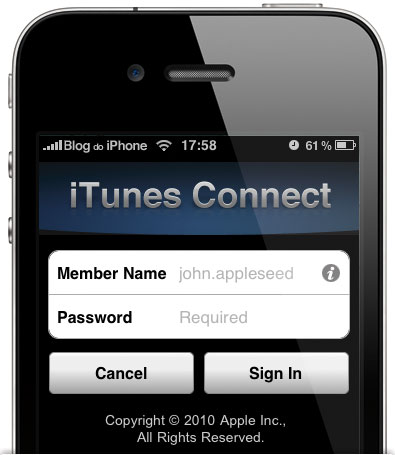 iTunes Connect Mobile