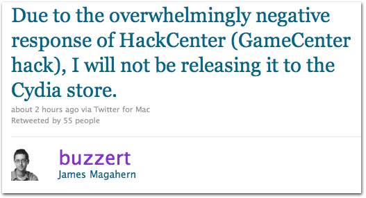 hackrimbecil1 FDPs hackeiam o Game Center