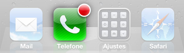 Notificação de voice mail