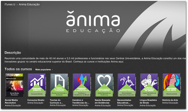 iTunes U - Anima Educação