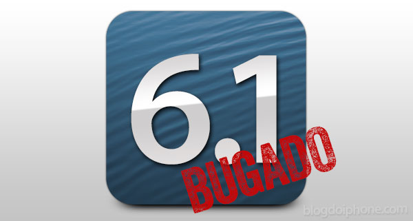 iOS 6.1 bugado