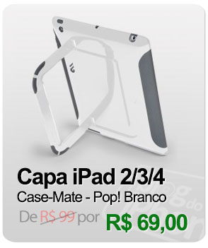 Case Pop! para iPad 2/ 3/ 4 - Case-Mate - Branco