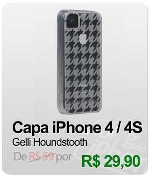 Capa Case-Mate Gelli Houndstooth Para iPhone 4/4S