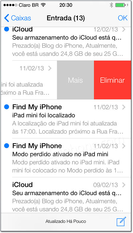 iOS 7 - Mail