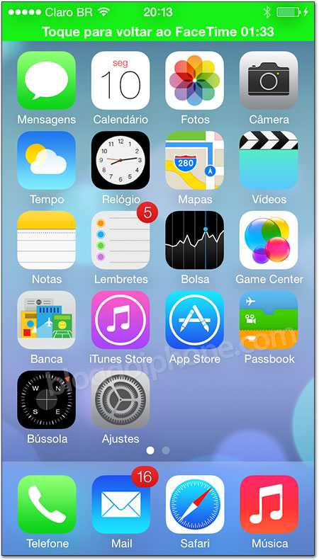 iOS 7 - Screen