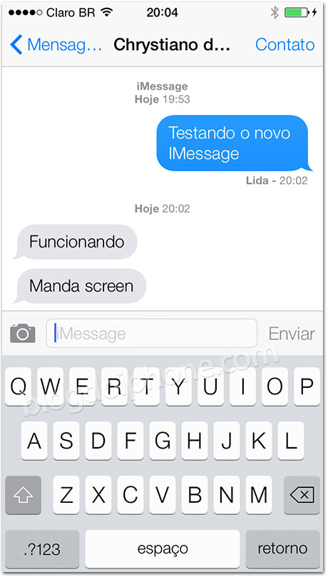 iOS 7 - iMessage