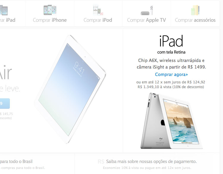 iPad 4 na Apple Store