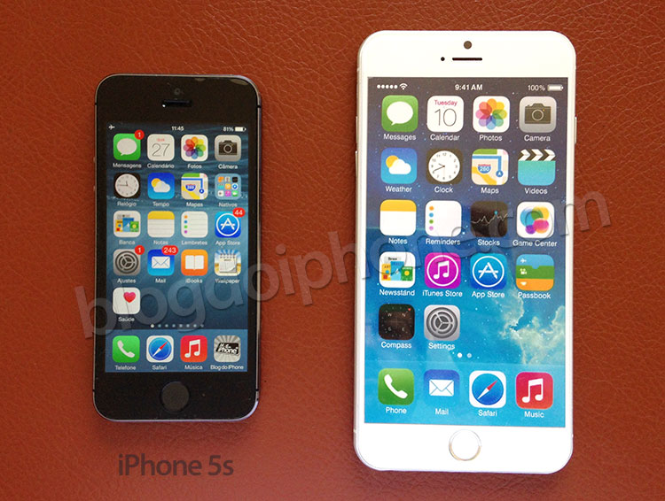 iPhone 5s vs 5.5