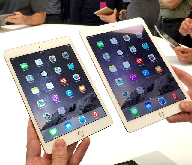 iPad Air 2 e mini 3