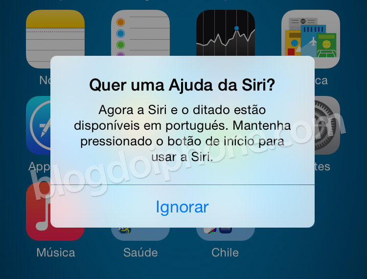 Siri em português
