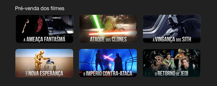 Star Wars no iTunes