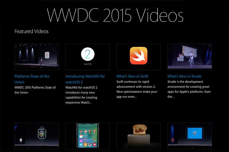 WWDC videos