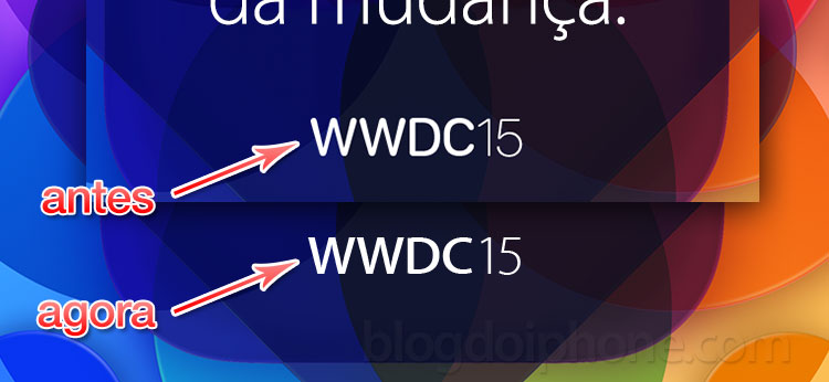 WWDC 2015 fonte