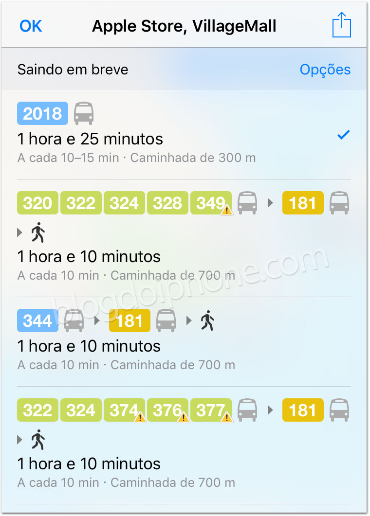 Apple Maps Rio