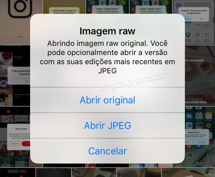 iOS 10 RAW