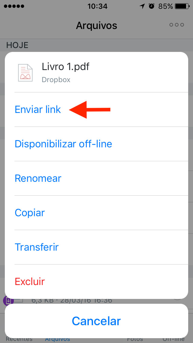Tutorial Scanner com Dropbox