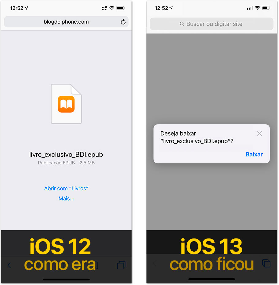 iOS 13 Safari