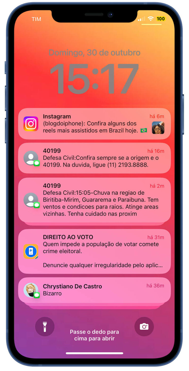 Veja como mudar o visual das notificações na tela bloqueada do iOS 16