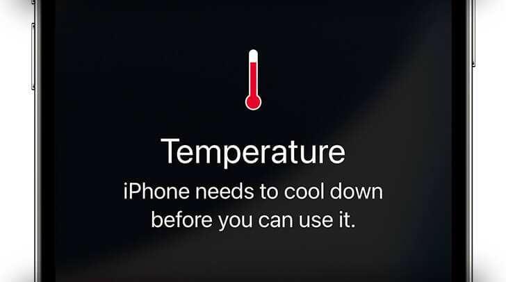 Temperature iPhone battery