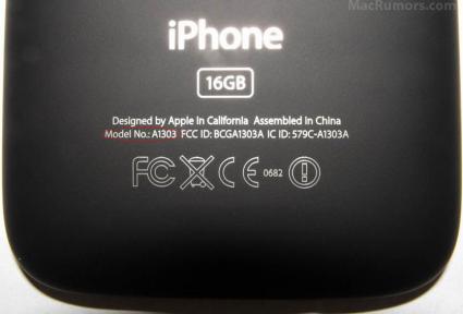 Carcaça chinesa de um suposto iPhone