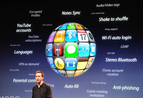 Novo iPhone OS 3.0 com várias novidades