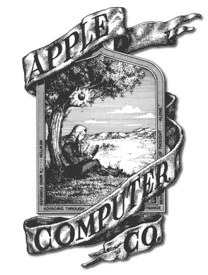 Primeiro logo da Apple