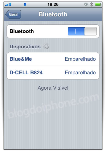 Blue&Me no iPhone