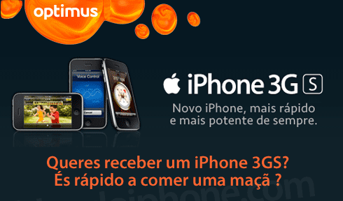Promoção 3GS Optimus Portugal