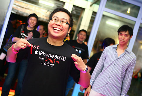 iPhone 3GS em Singapura
