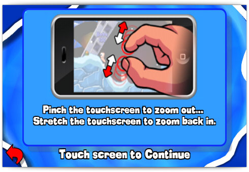 Uso do multi-touch no jogo