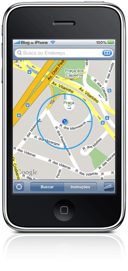 Geolocalização com o iPhone