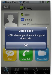 Nada de MSN por enquanto