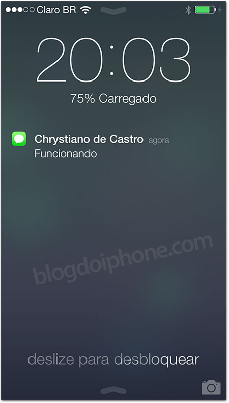 iOS 7 - LockSreen