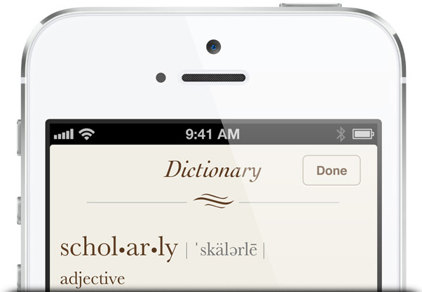 Dicionário no iOS