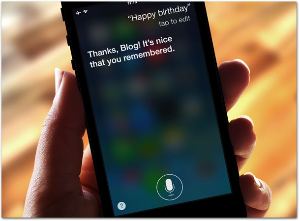 Siri aniversário