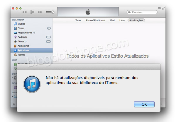 Bug no iTunes