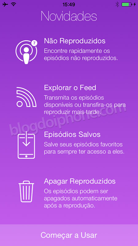 iOS 8 Podcasts