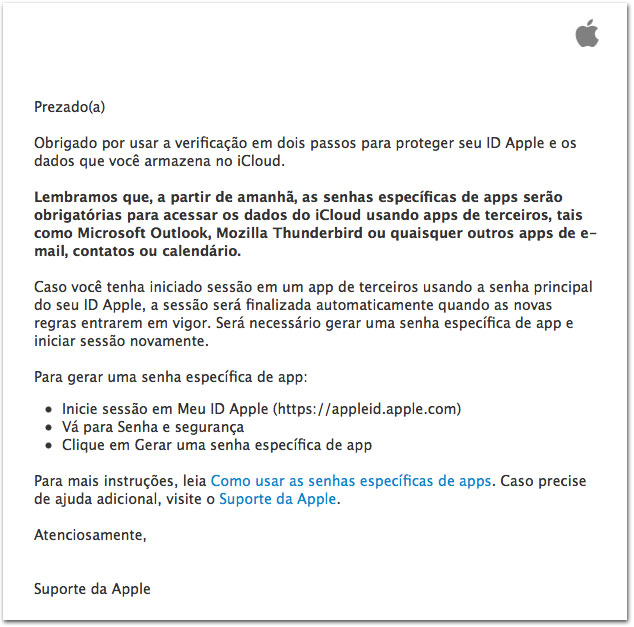 email Apple