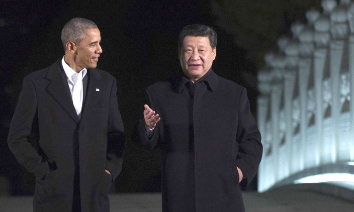 Presidentes dos EUA e China