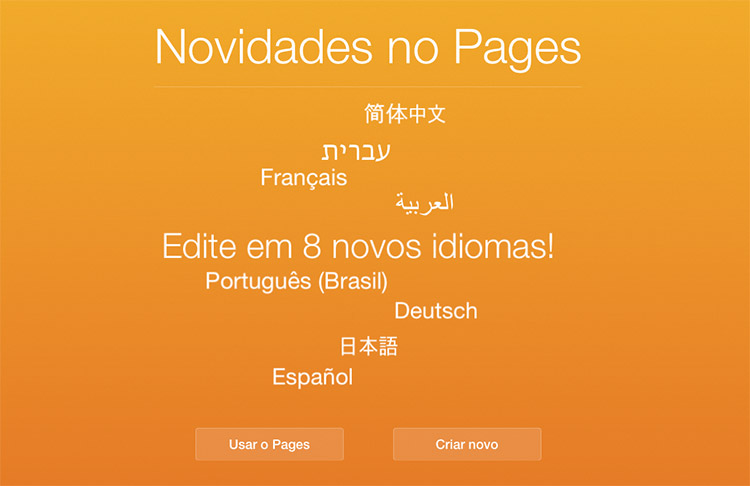 Pages no iCloud