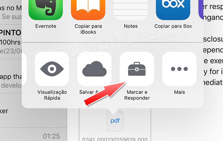 iOS 9 Marcação
