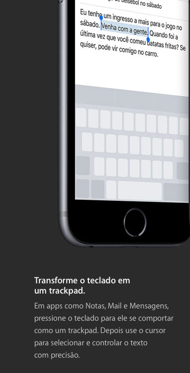trackpad iPhone 6s