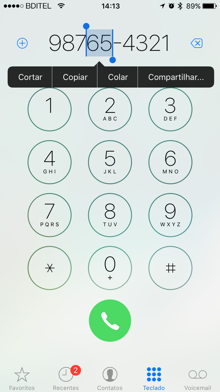 iOS 10 Telefone