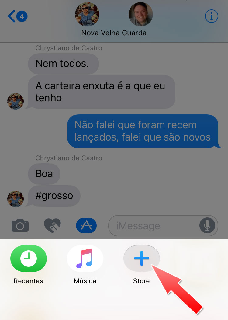 Apps no iMessage