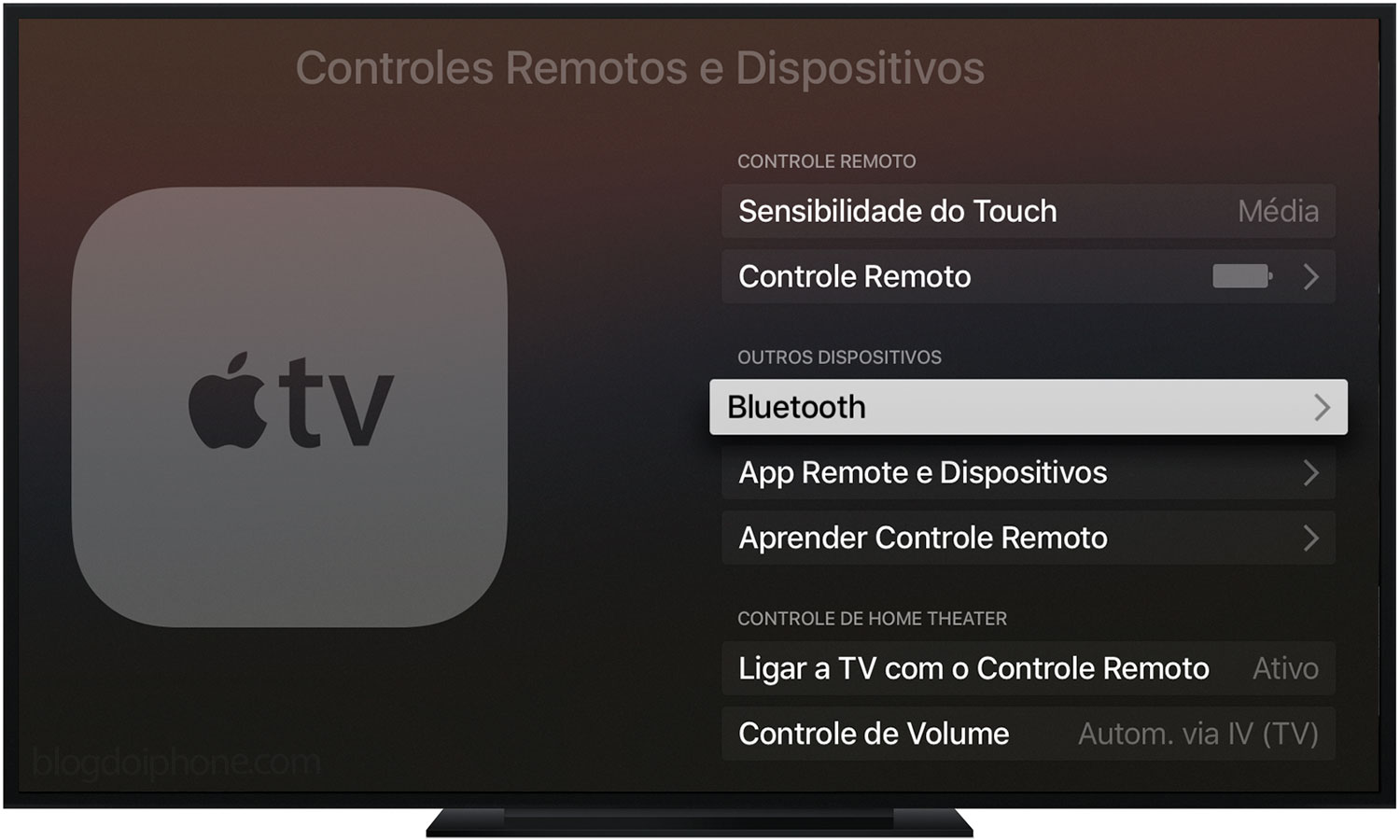 conectar iphone a apple tv bluetooth