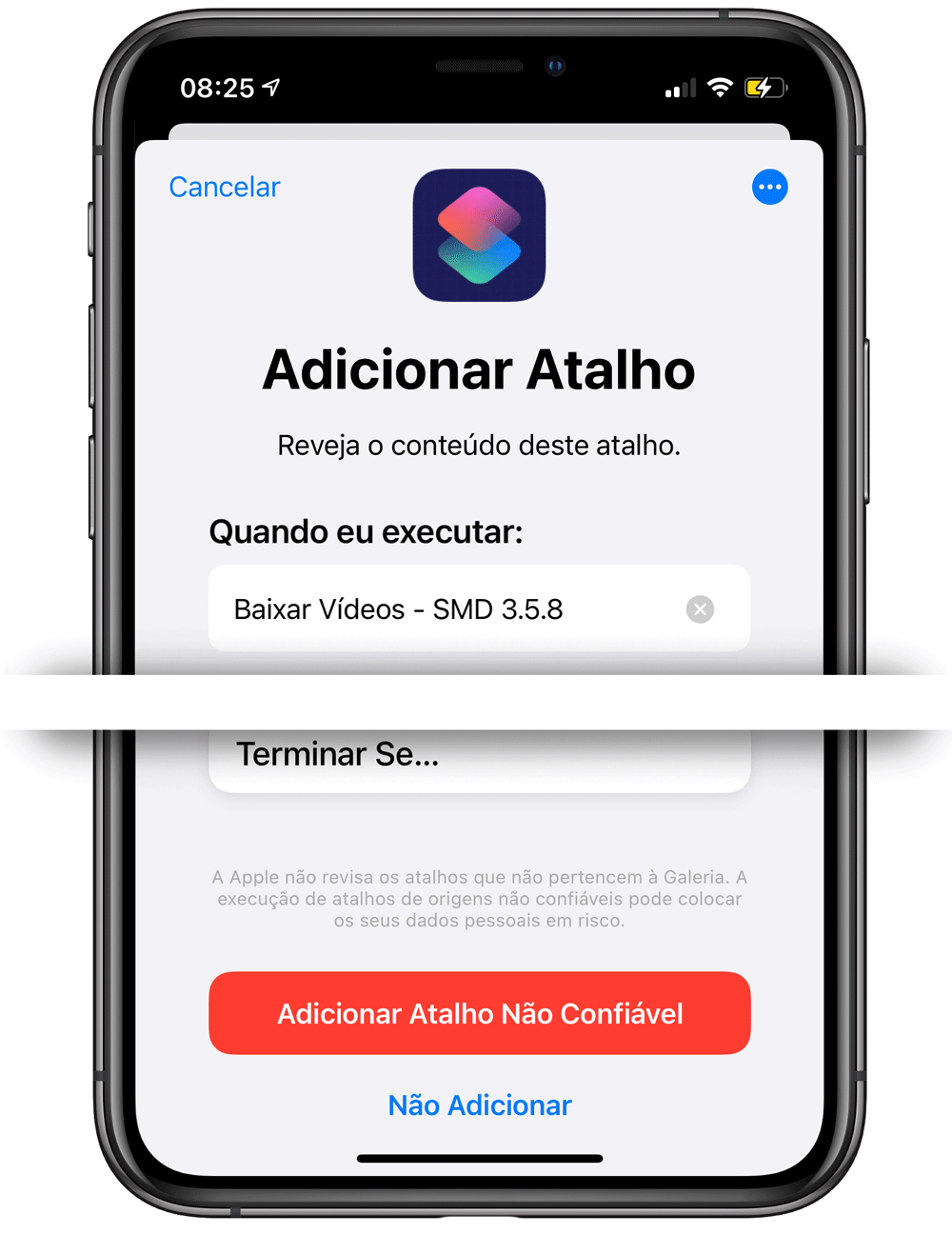 Como baixar vídeos do  no iPhone e iPad, usando o Atalhos »