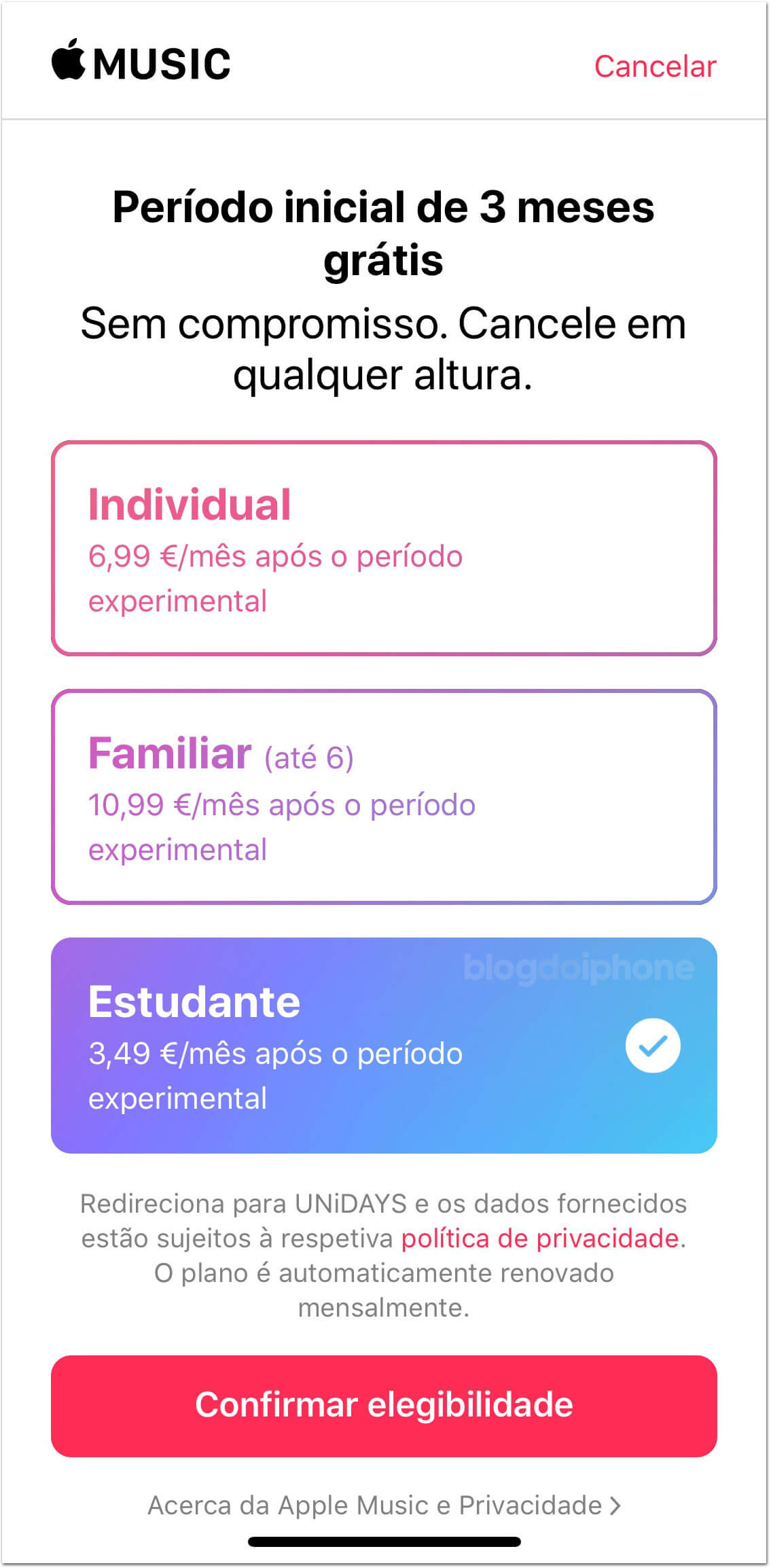 Como desabilitar a reprodução automática no Apple Music [iPhone