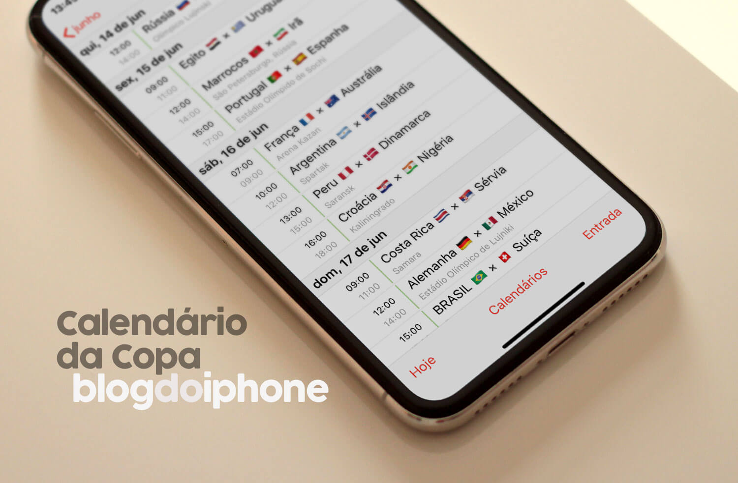 Instale o nosso Calendário Interativo da Copa 2022 no seu iPhone, iPad ou  Android »