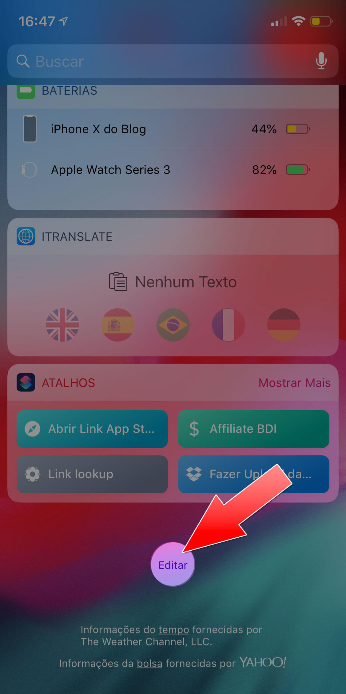 Widgets iOS 2
