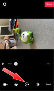 imovie vertical video